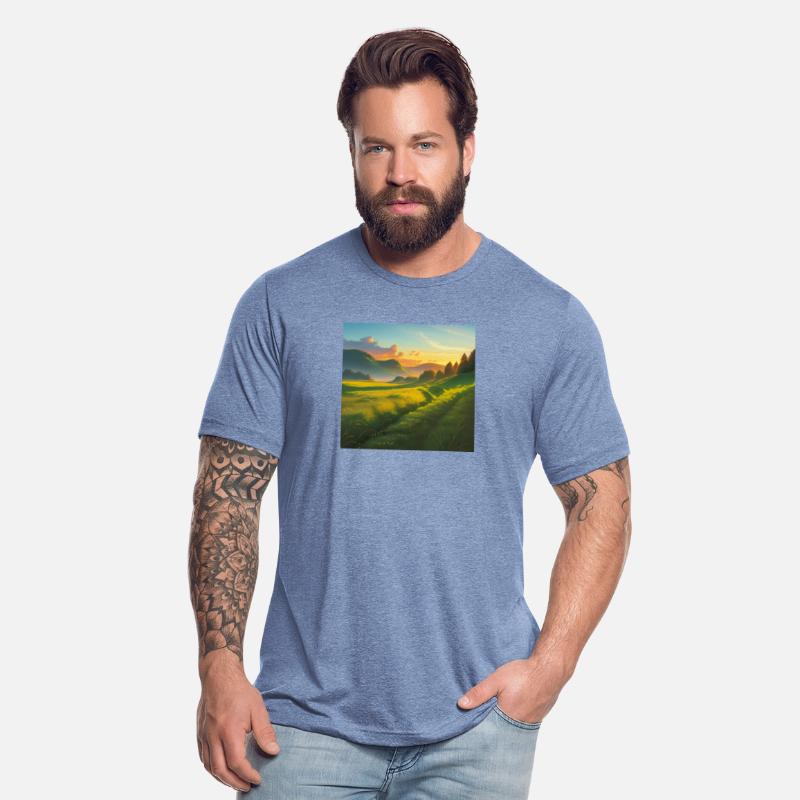 Lush, Sunlit Grassy Meadow at Dawn in Faerun