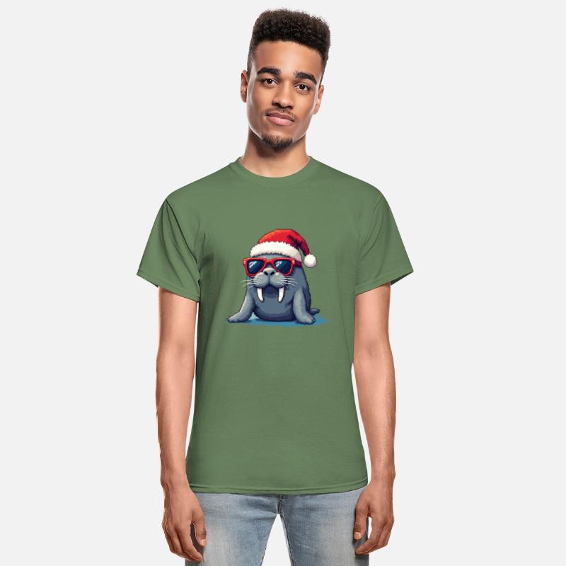 Manatee Christmas - Adorable Santa Manatee Outfit