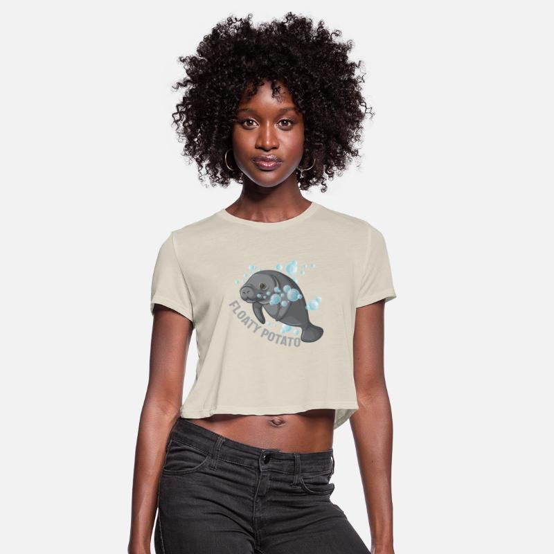 Manatee Shirt, Floaty Potato Funny Cute Manatee