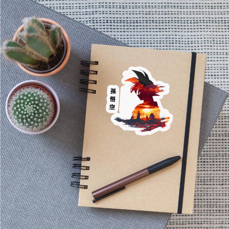 Manga Hero Sunset Silhouette