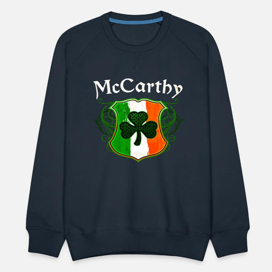 McCarthy Irish Surname Ireland Flag Shamrock