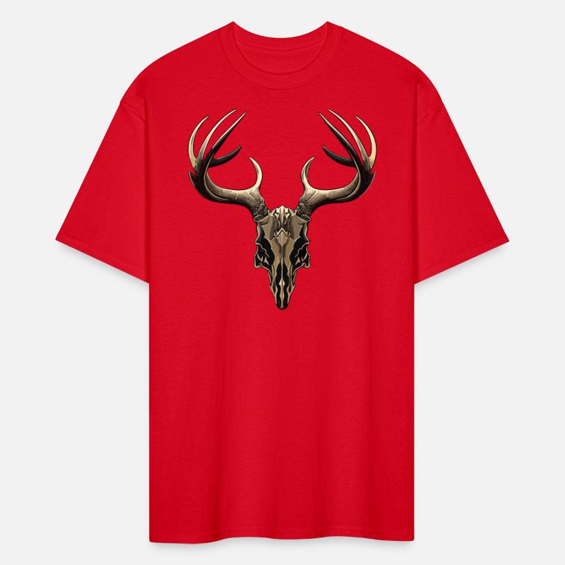 Metal Stag Skull