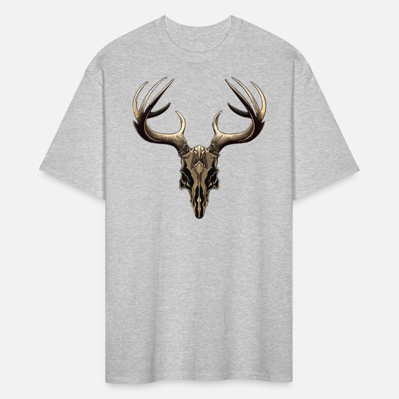 Metal Stag Skull