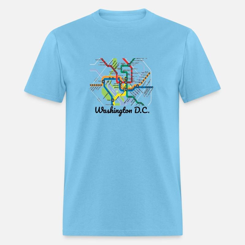 Metro Map Of Washington Dc City Rail Transit