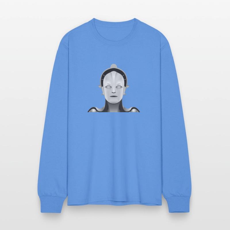 Metropolis Face Statue Future Sci Fi