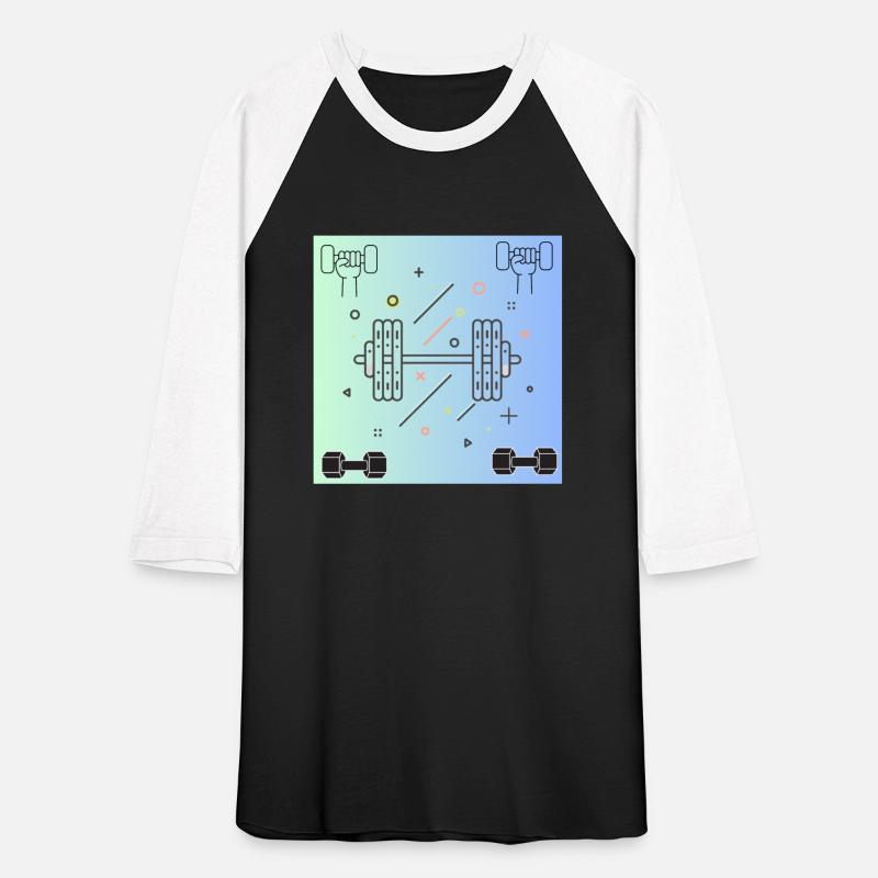 Modern Fitness Motivation: Dumbbell Illustration