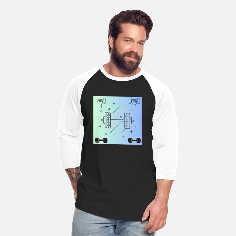 Modern Fitness Motivation: Dumbbell Illustration