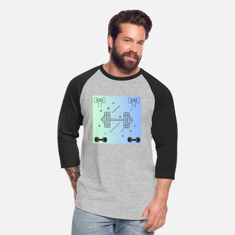 Modern Fitness Motivation: Dumbbell Illustration