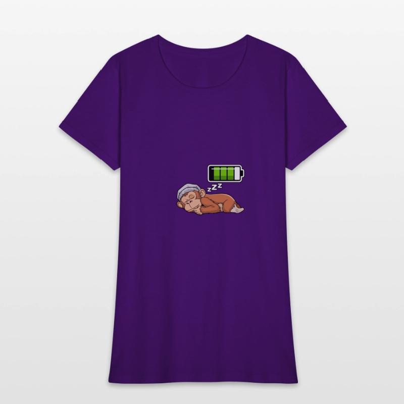 Monkey Sleeping Recharging Night Bedtime