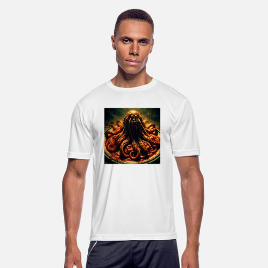 monster with tentacles out of a spaghetti plate