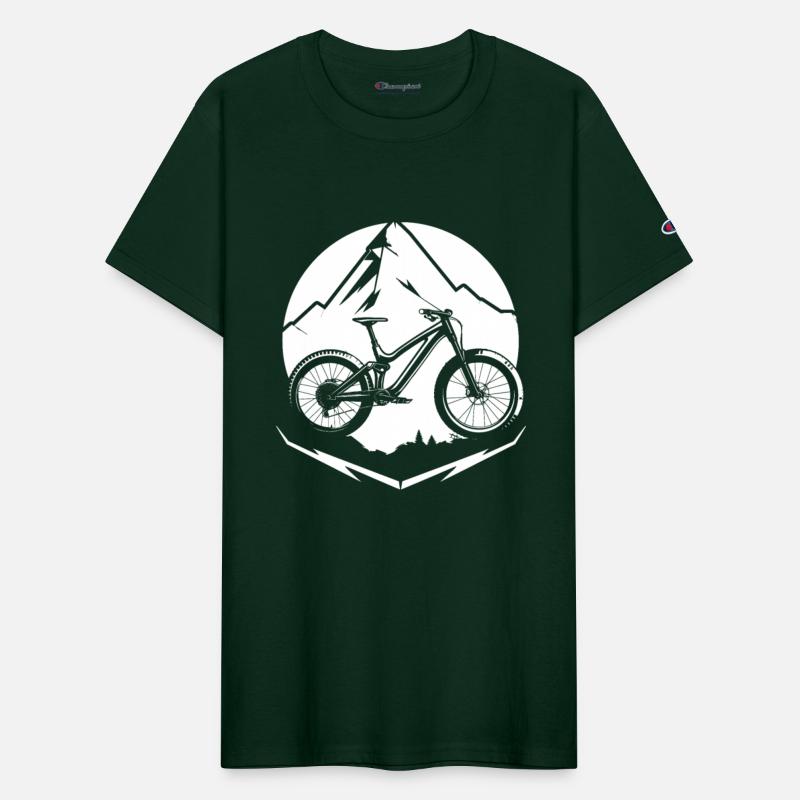 Mountain Bike Cyclist Sketch