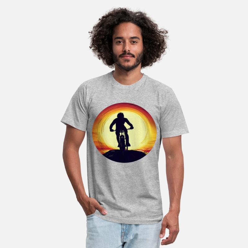 Mountain Bike Downhill Sunset