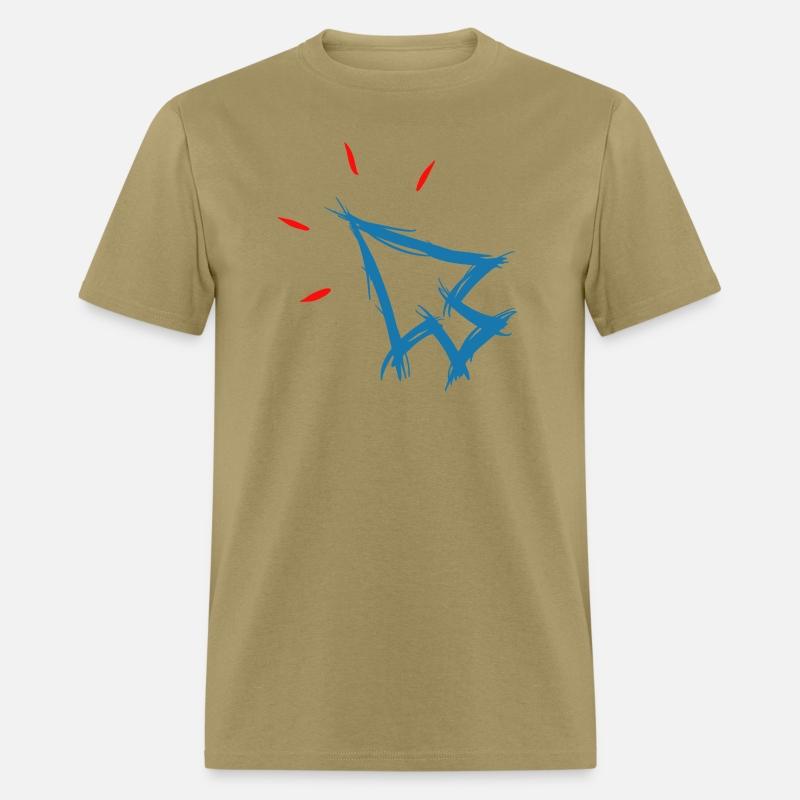 Mouse pointer cursor symbol, arrow, hand drawn.