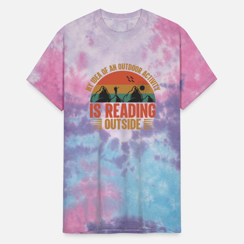 My idea of an outdoor activity is reading outside