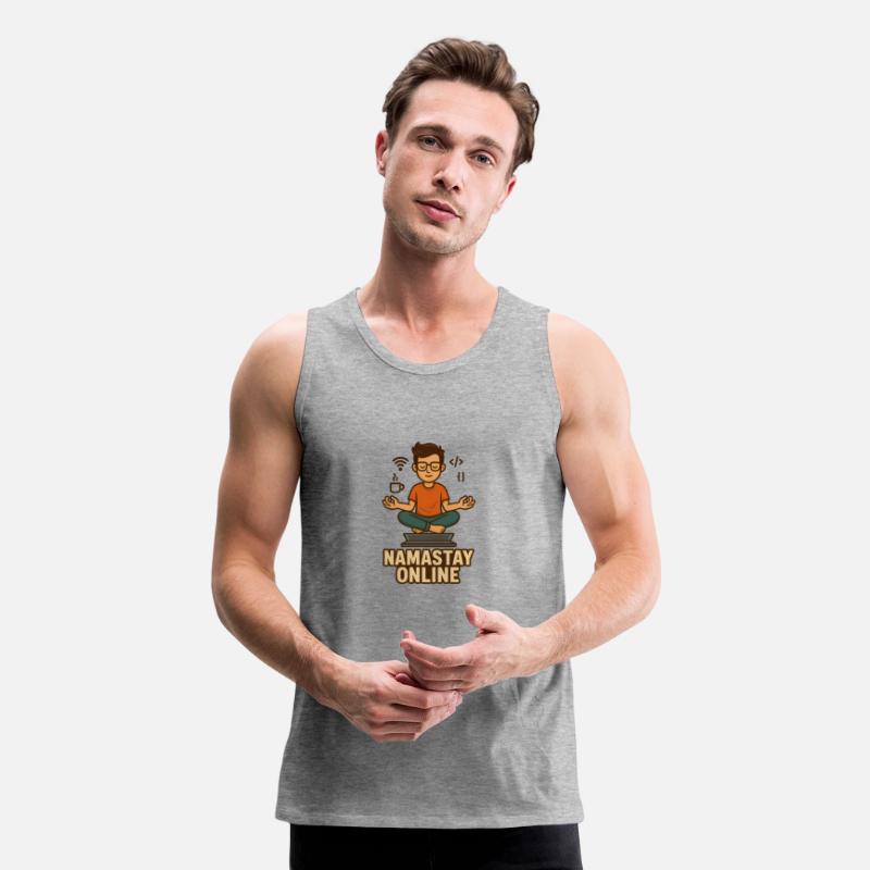 Namastay Online – Funny Meditating Geek