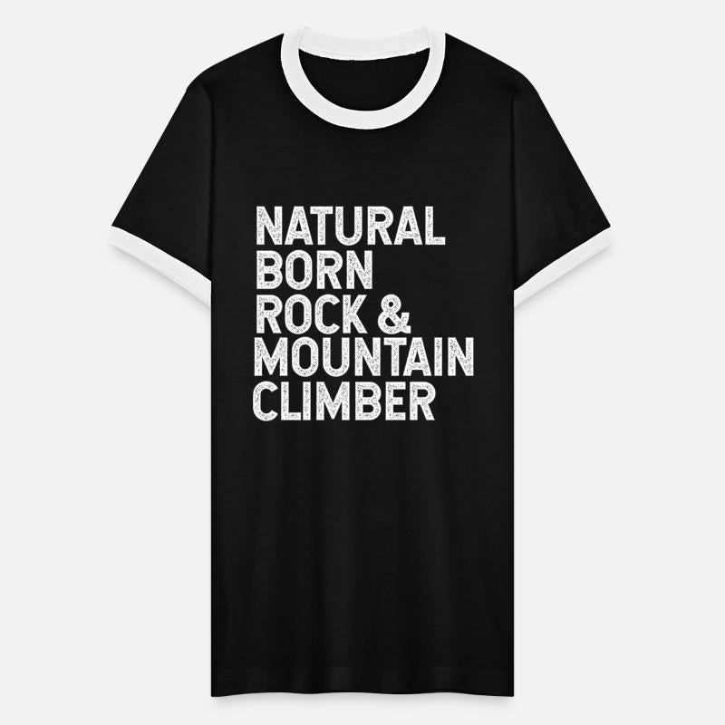Natural born rock and mountain climber