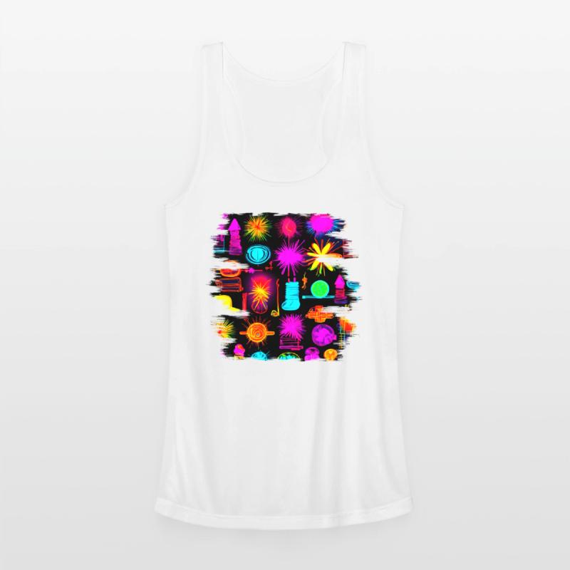 Neon Fluorescent UV Electro Music Party