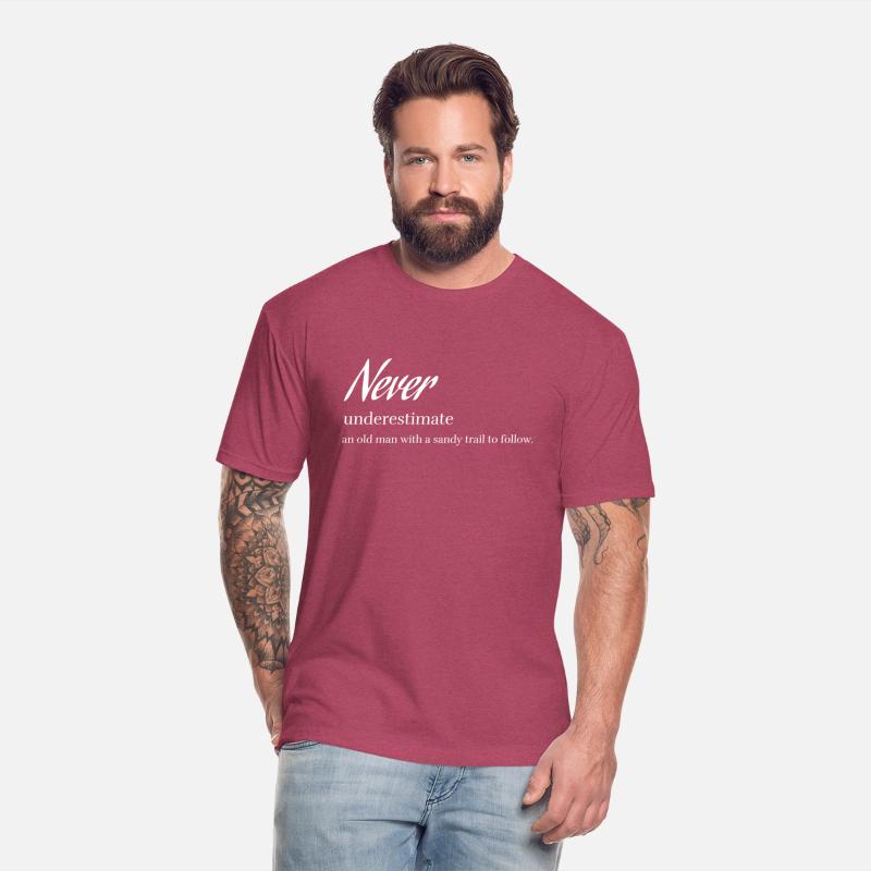 Never underestimate an old man with a sandy trail