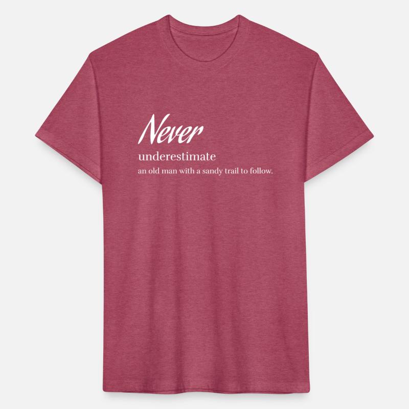 Never underestimate an old man with a sandy trail