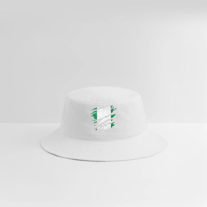 Nigeria - national flag, scratches, cracks