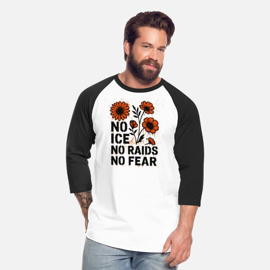 No ICE No Raids No Fear – Protest Flowers design