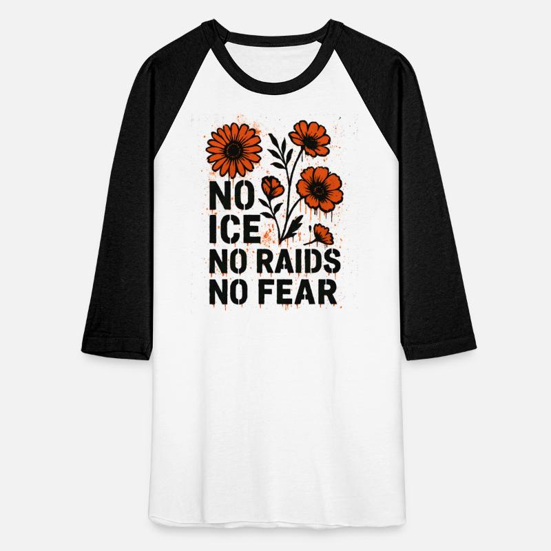 No ICE No Raids No Fear – Protest Flowers design