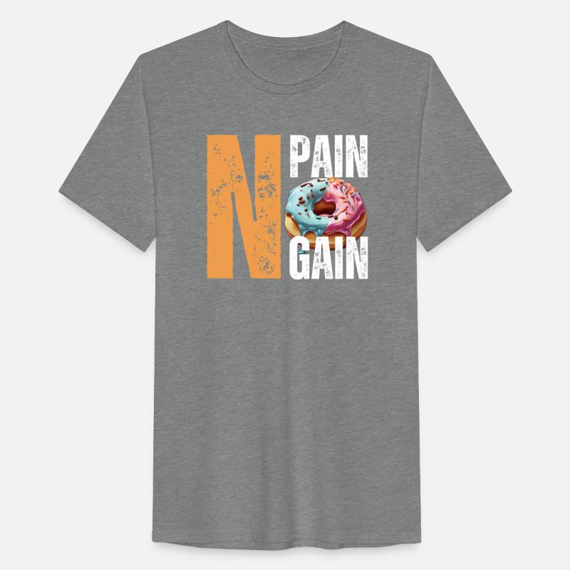 NoPain, No Gain Donut Food Pun