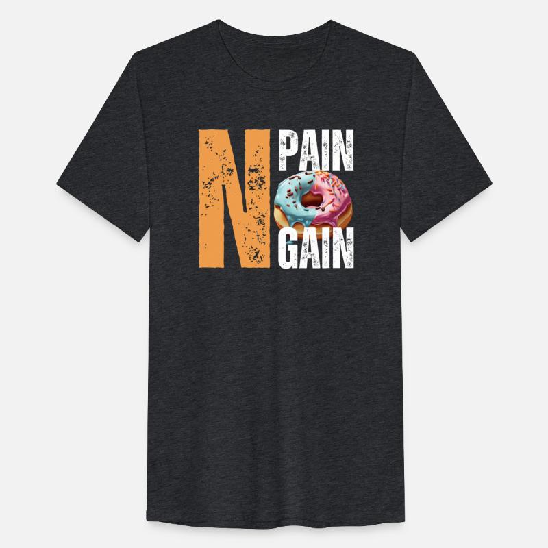 NoPain, No Gain Donut Food Pun