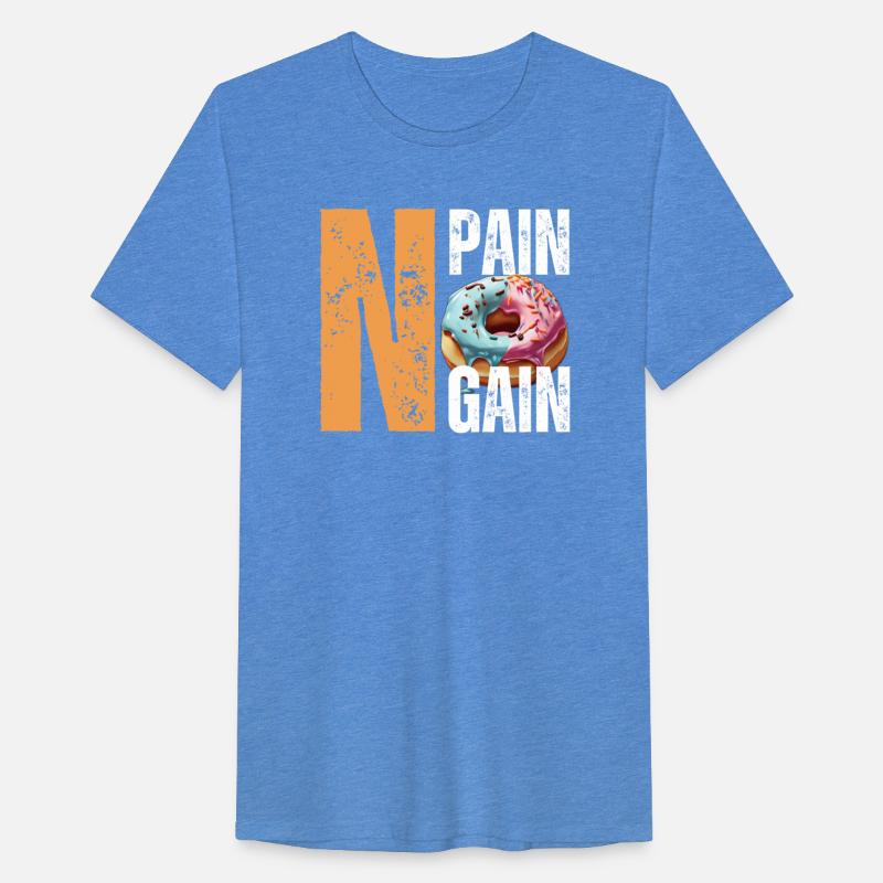 NoPain, No Gain Donut Food Pun