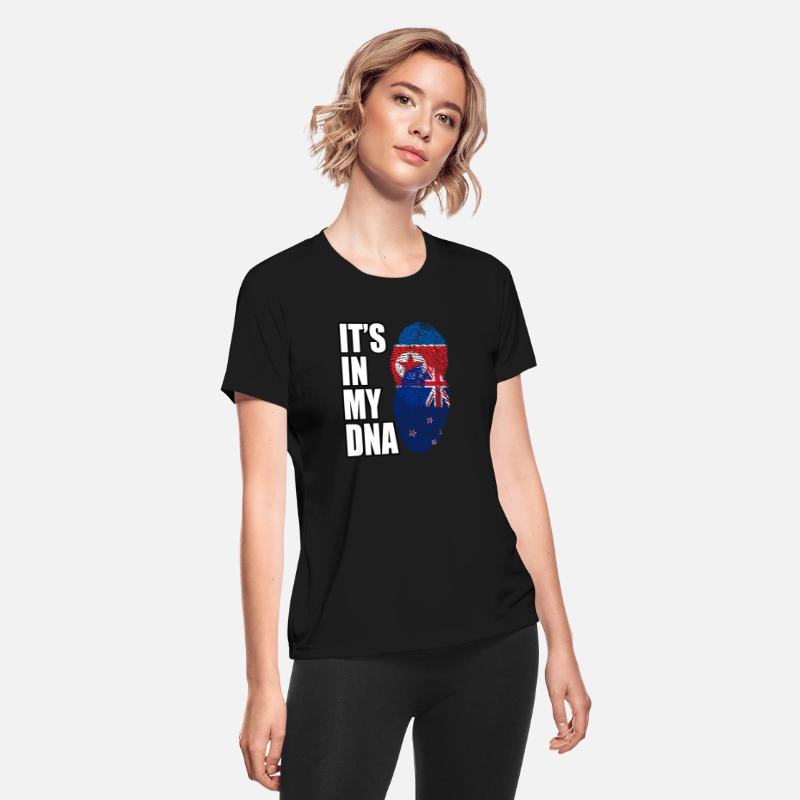 North Korean And New Zealand Mix Heritage DNA Flag