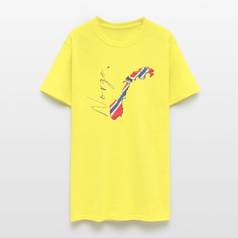 Norway Flag in Norway Map NO