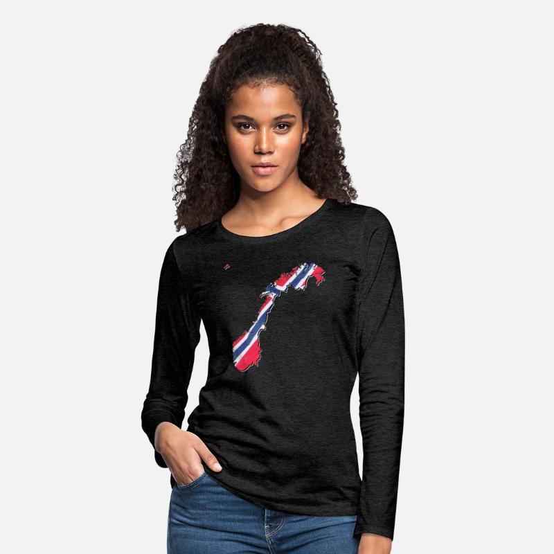 Norway Flag in Norway Map