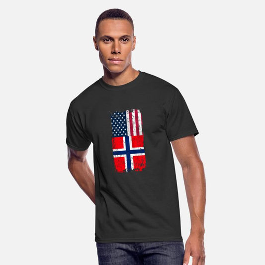 Norway USA Flag