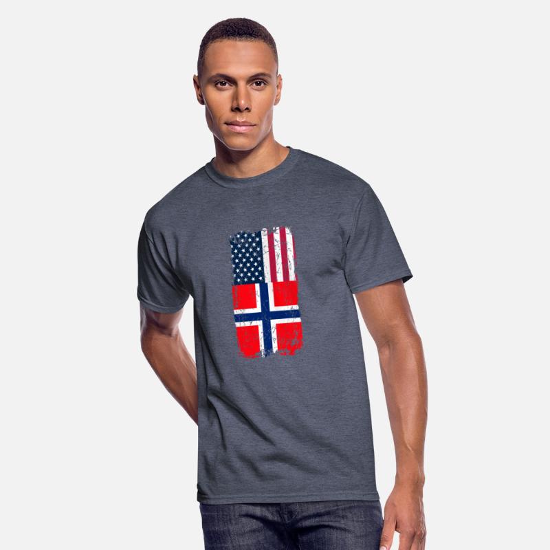 Norway USA Flag