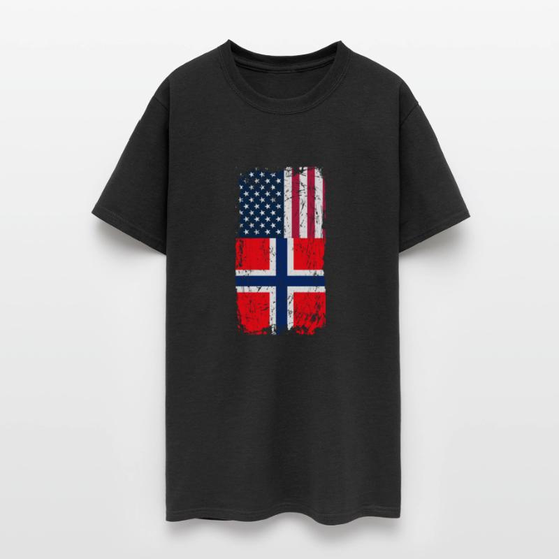 Norway USA Flag