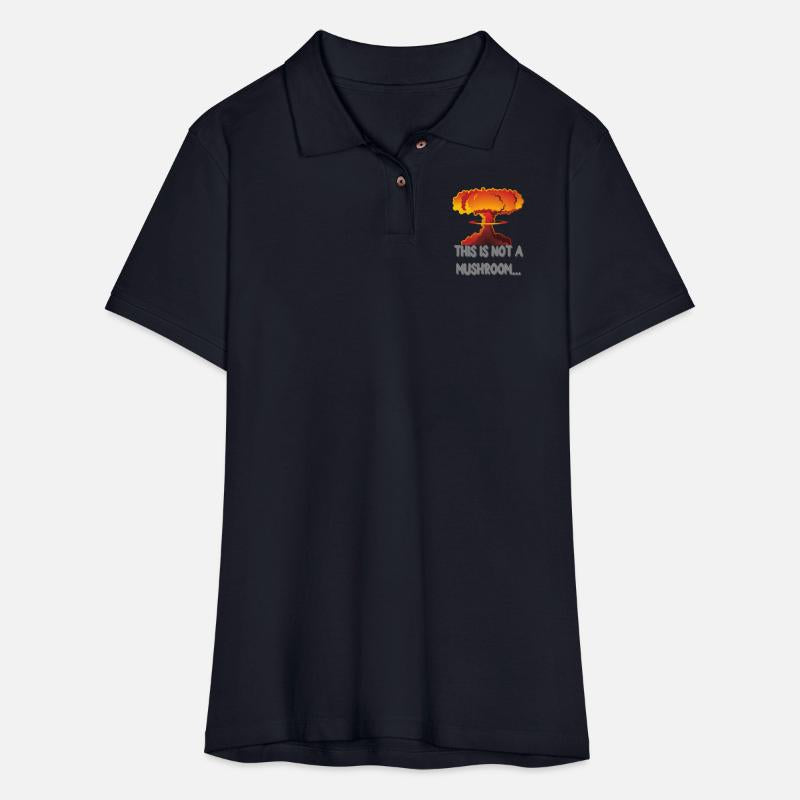 Not Mushroom Cloud Warning Power Atomic Impact Tee