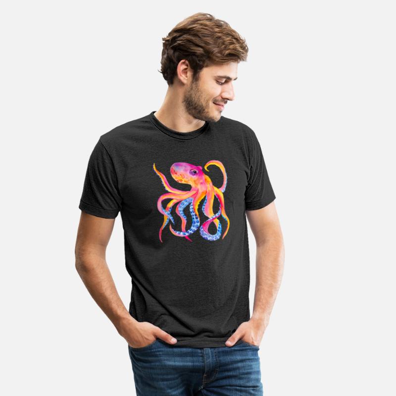 Octopus Colorful Tentacles Giant Squid Kraken Sea