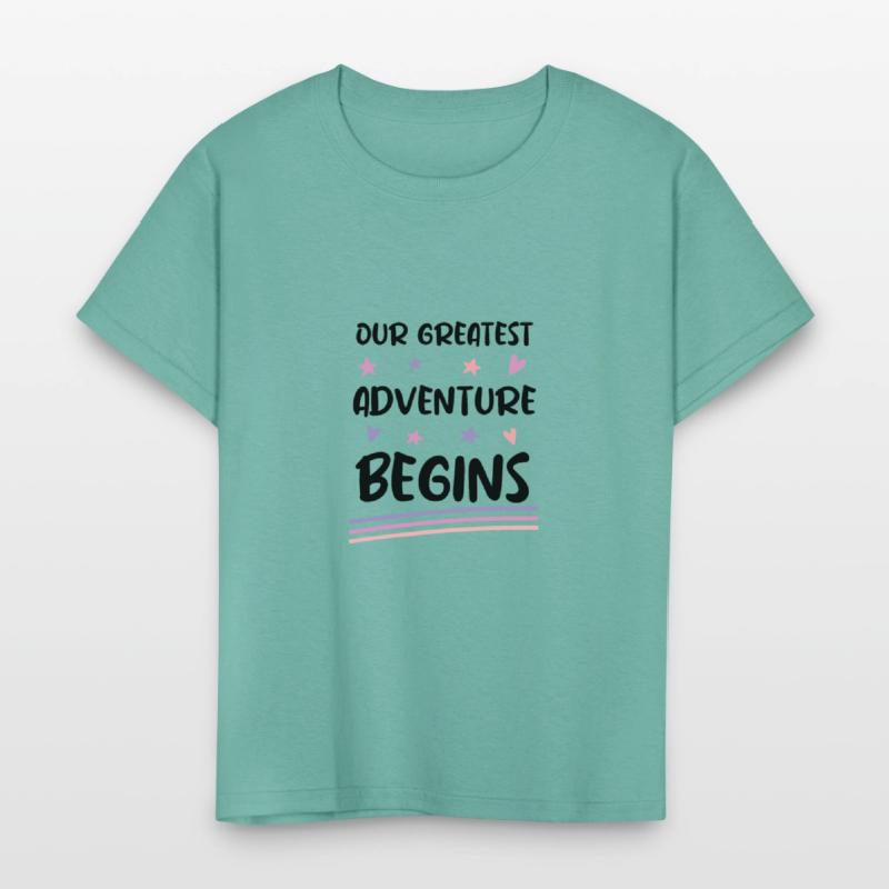 Our greatest adventure begins baby announcement