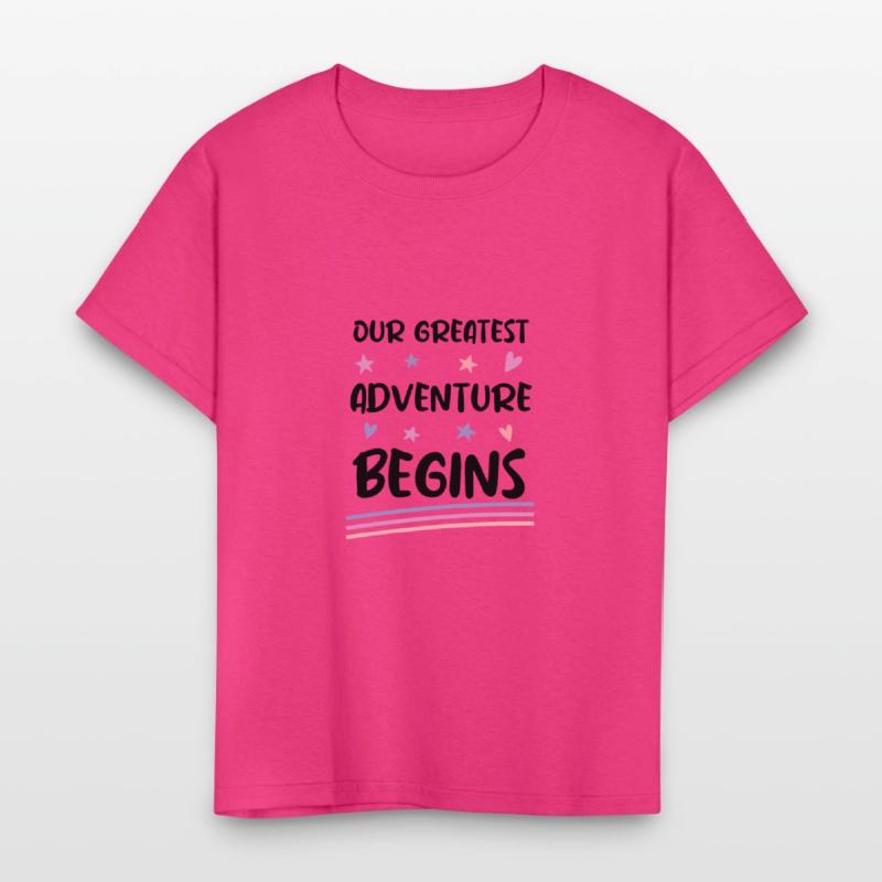 Our greatest adventure begins baby announcement