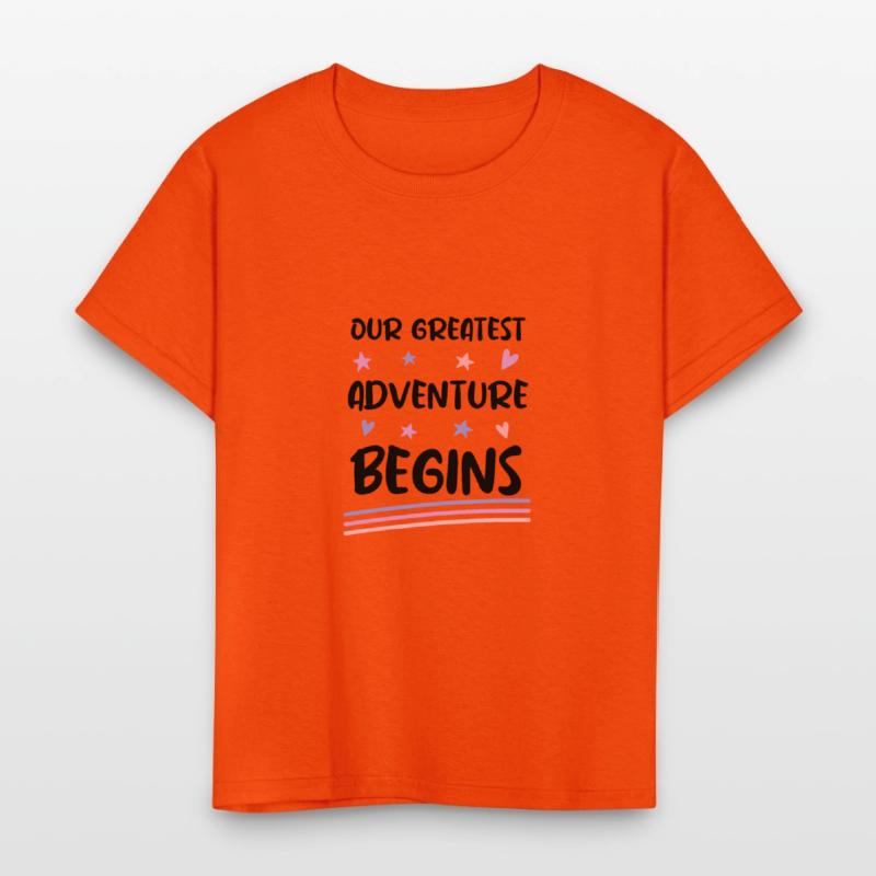 Our greatest adventure begins baby announcement