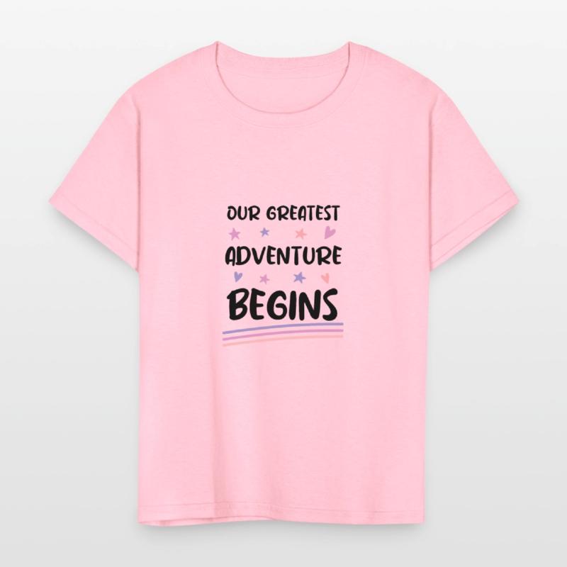 Our greatest adventure begins baby announcement