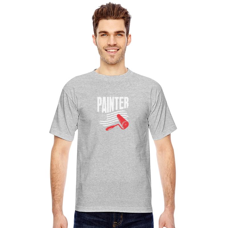 Painter Pride With American Flag Roller Art