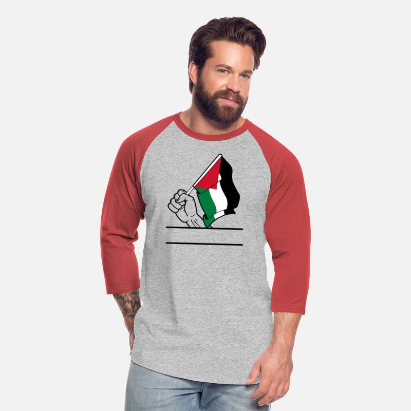 Palestine flag transparent fist text space