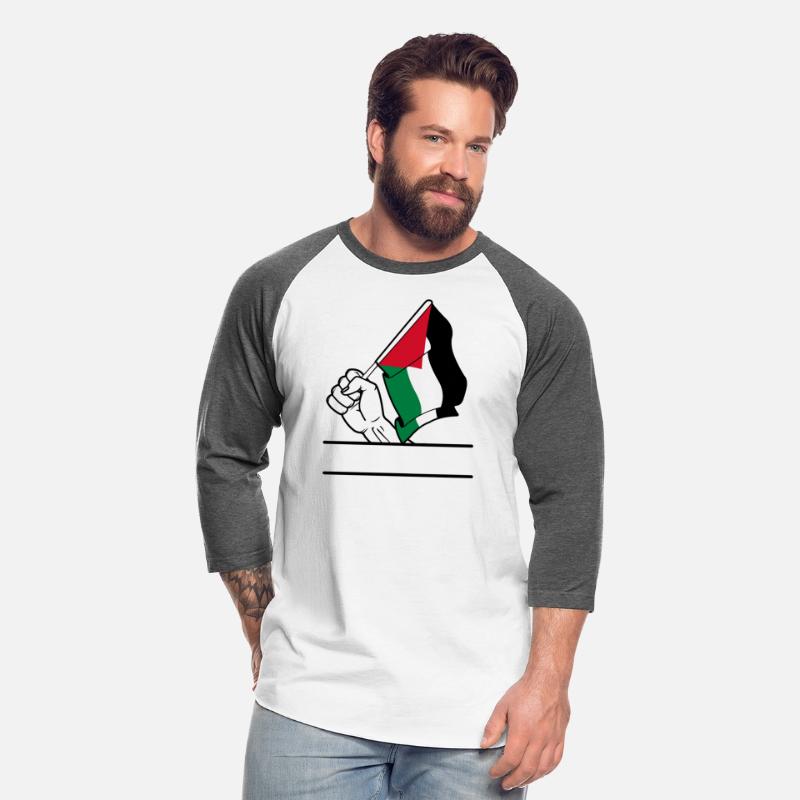 Palestine flag transparent fist text space
