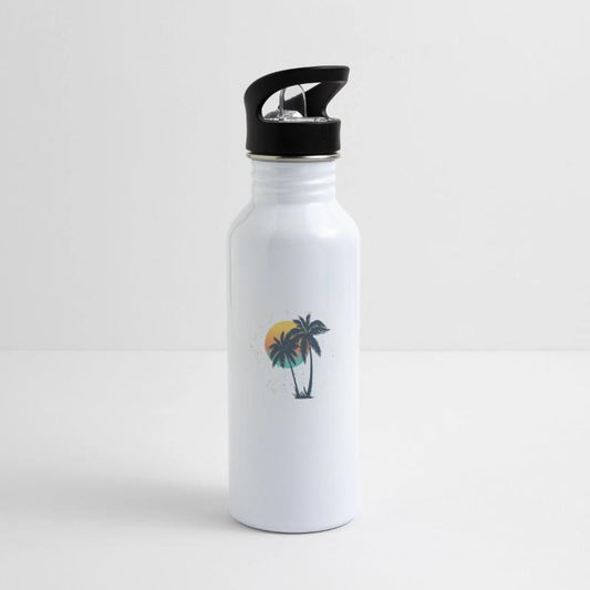 palm, summer, sunset, vintage