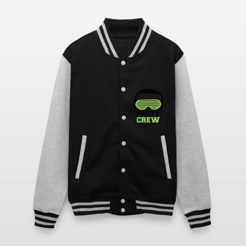 Party Crew Face Team Friends Member Face Text Logo