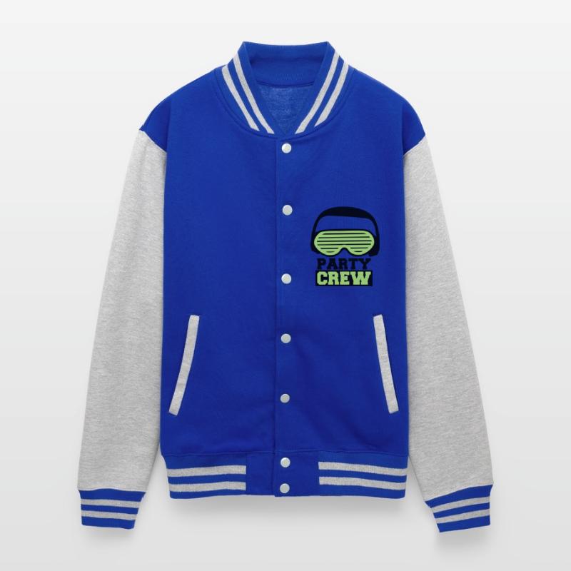 Party Crew Face Team Friends Member Face Text Logo