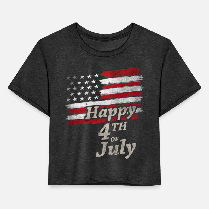 Patriotic Fighter Jet with USA Flag | 4th of July