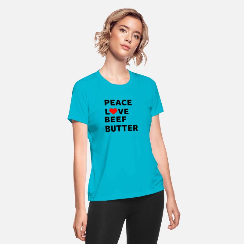 Peace Love Beef Butter Food