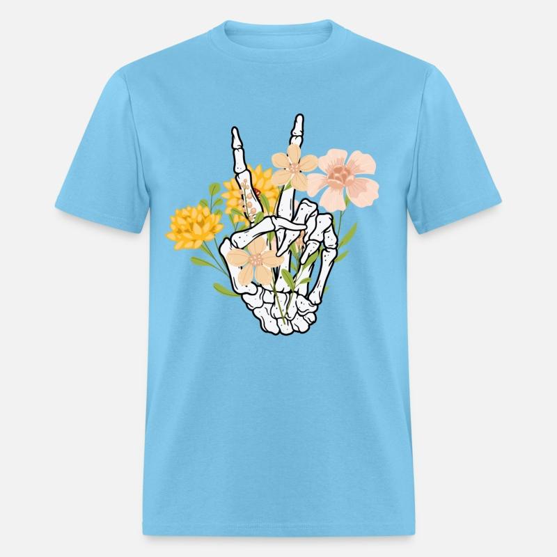 Peace Wildflowers Hands Sublimation
